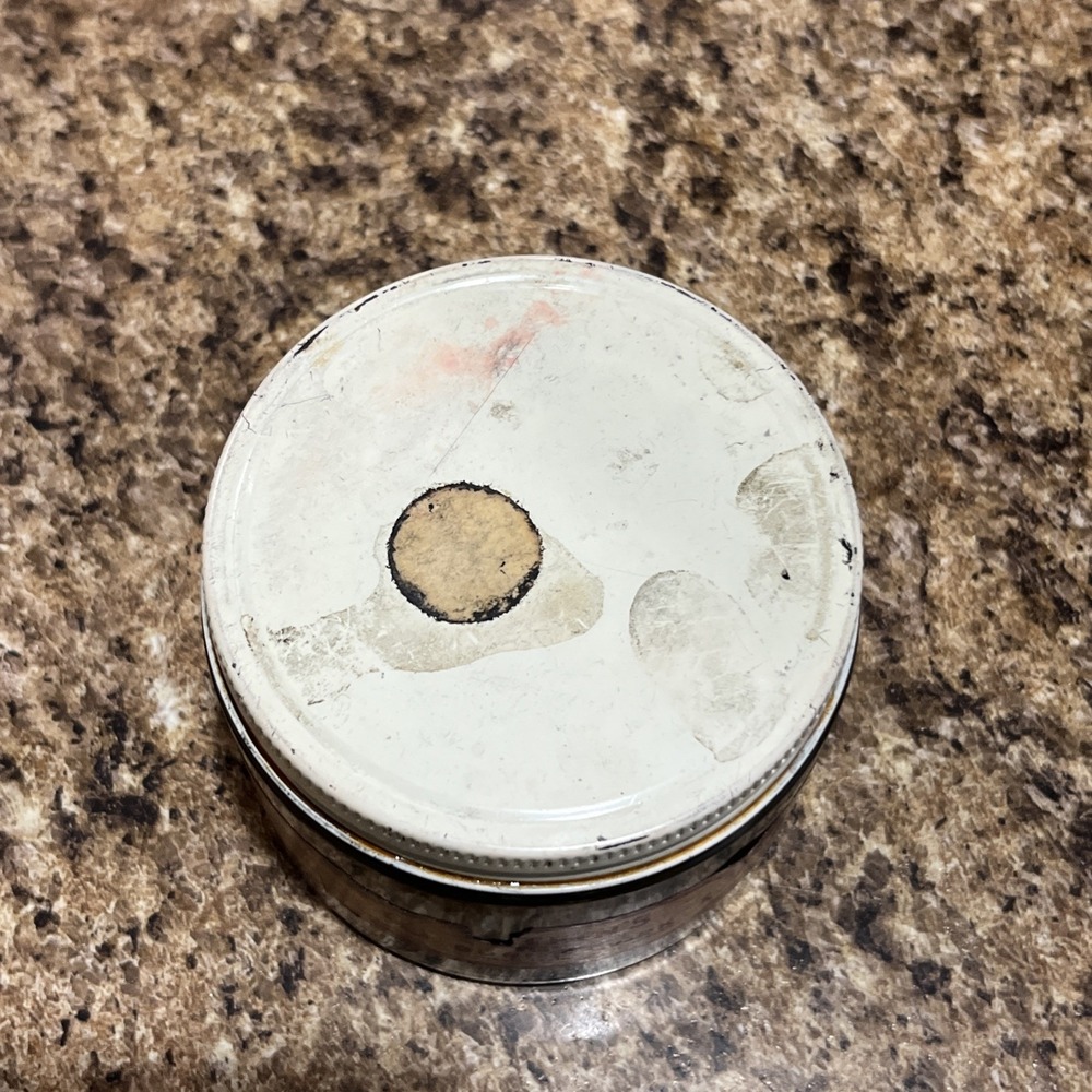 Vtg 1950s Stein's Black Theatrical Paste Make-up Pure Burnt Cork Collectible Jar - Picture 8 of 14